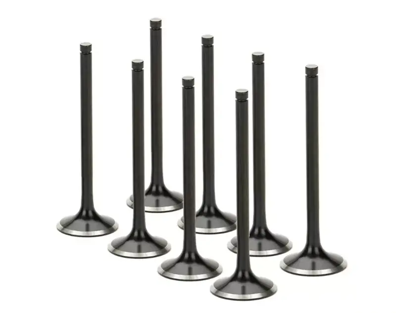 Supertech Set Of 8 Black Nitride Exhaust Valve Acura | Honda Hevn-1004-0-8 1