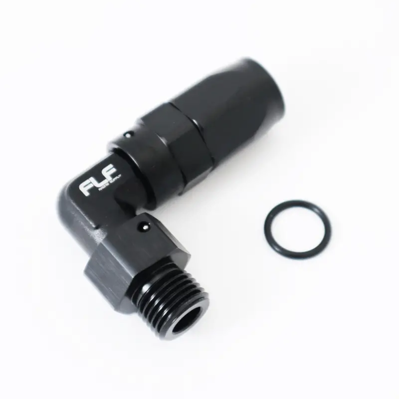 Swivel Hose End (Braided Rubber) – 90 Degree Orb 1