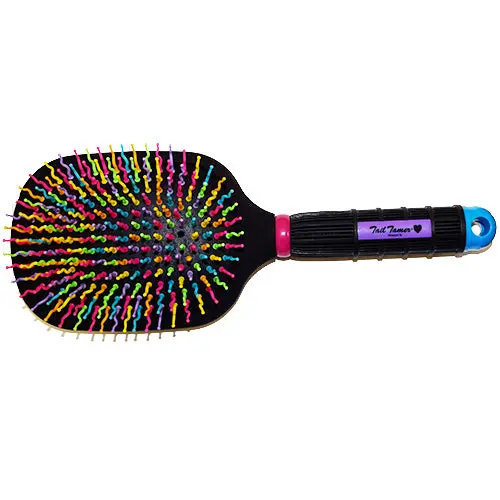 Tail Tamer By Professional's Choice Rainbow Paddle Brush 1