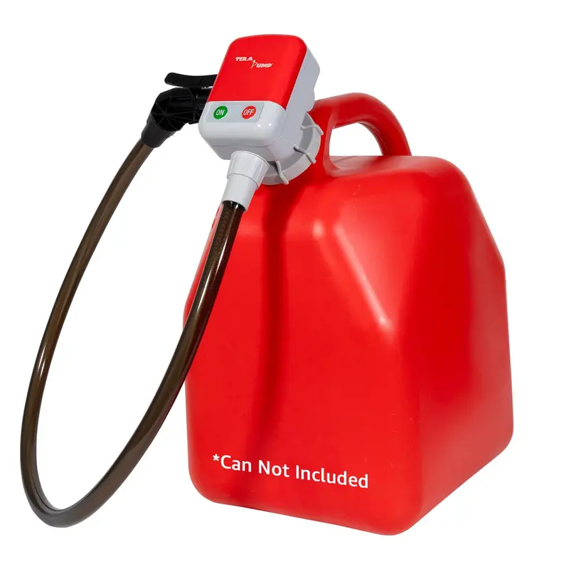 Tera Pump Battery Powered Fuel Transfer Pump 2.7 Gpm – Gas & Diesel Can Pump With Auto Stop (Trfa01) 1