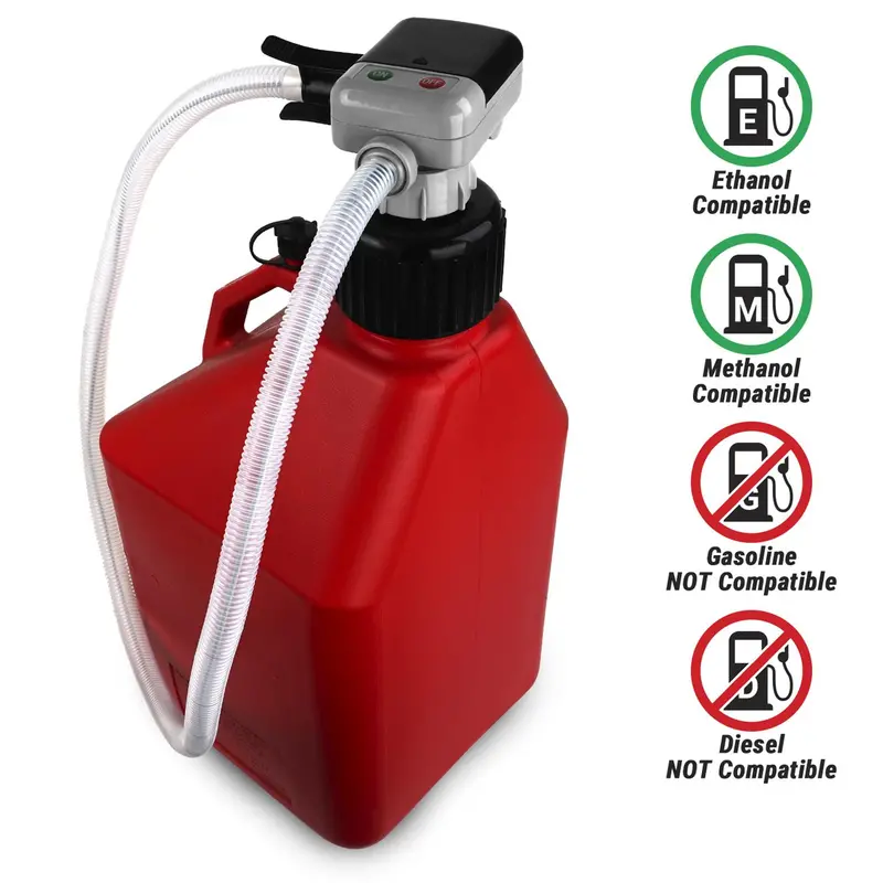 Tera Pump Chemical Transfer Pump For Methanol & Ethanol Fuel – 2.3 Gpm Battery Powered W/ Auto Stop (20101) 1
