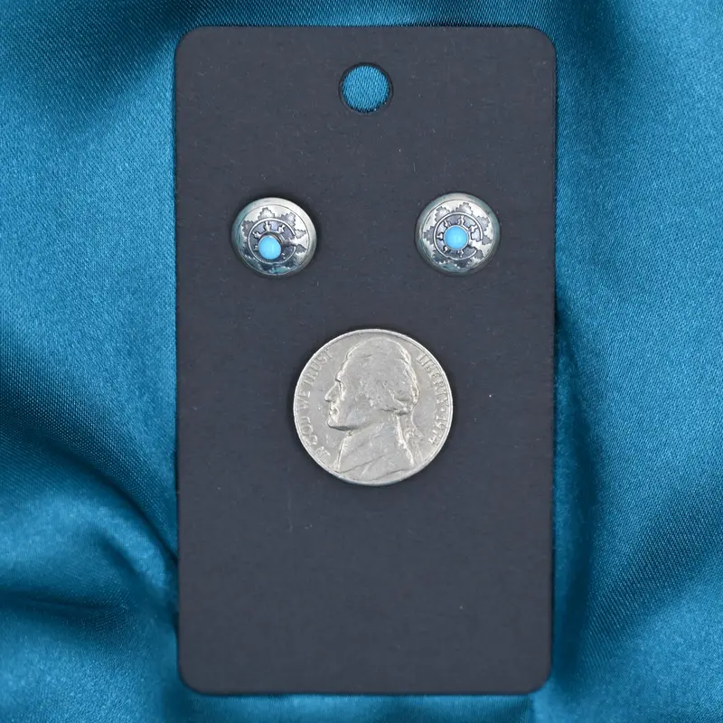 The Brynlee Stud Concho Earrings 1