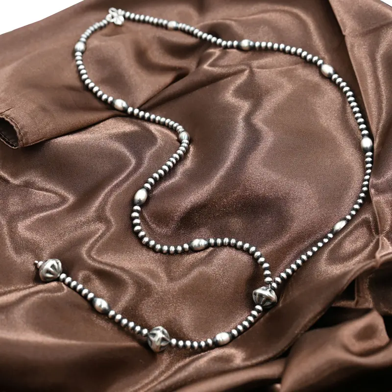 The Marley Lariat Necklace With Multi Shaped Stones 1