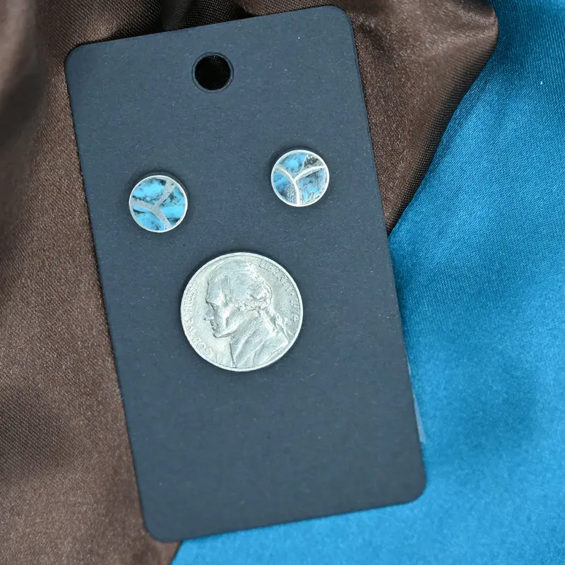 The Raelynn Turquoise Stud Earrings 1