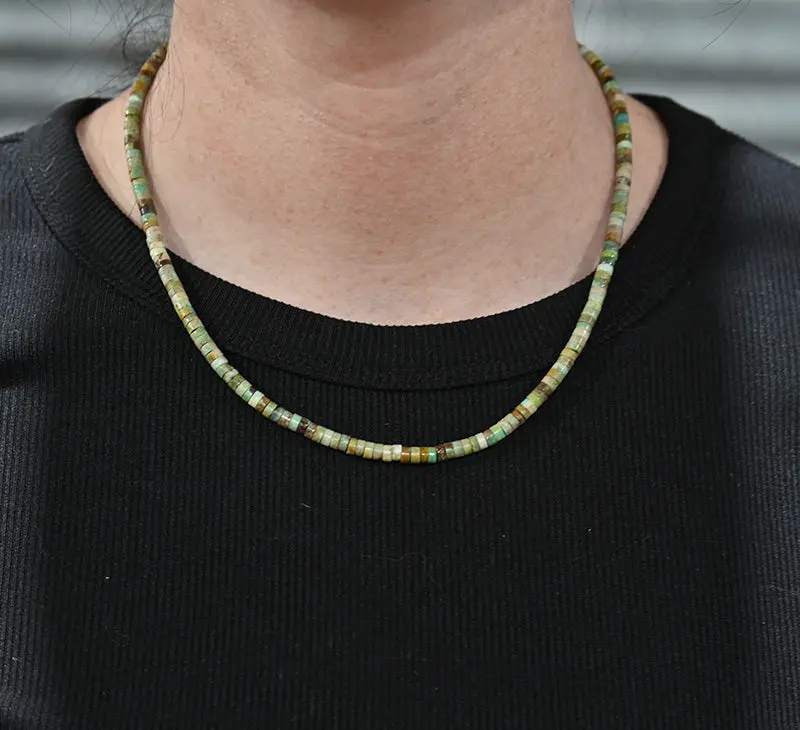 The Sloane Kingman Turquoise Necklace- Green 1