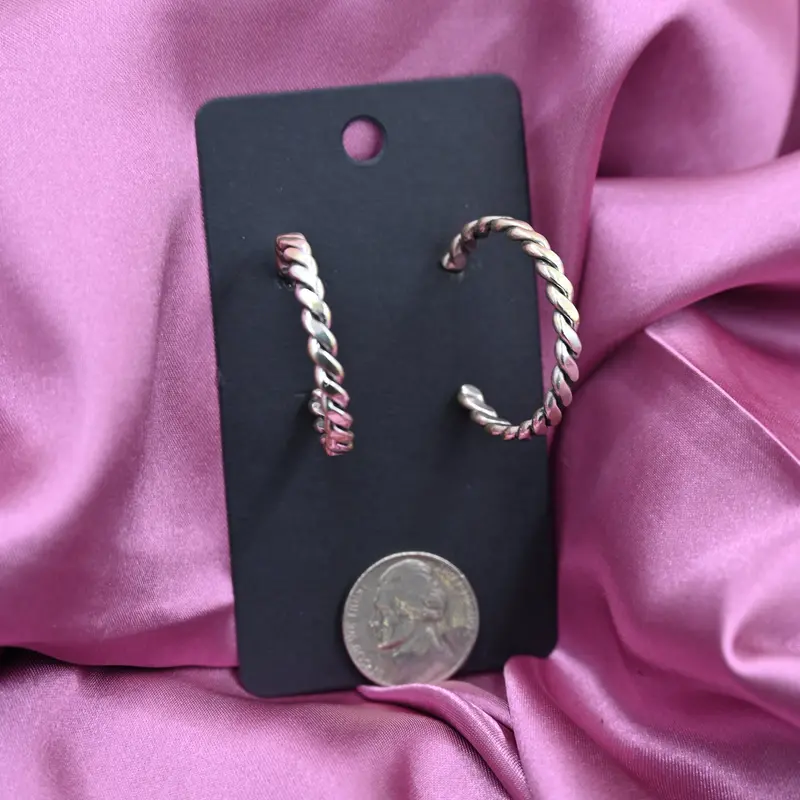 The Tori Rope Hoop Earrings 1
