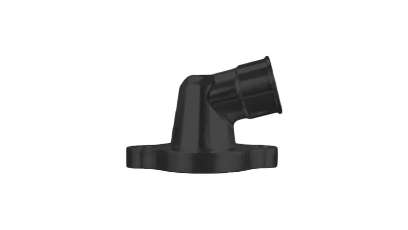 Thermostat Housing Sbc 15 Degree Black 1