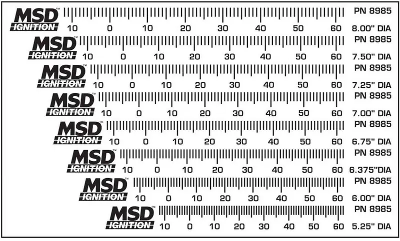 Timing Tape Kit - Universal (8) 1