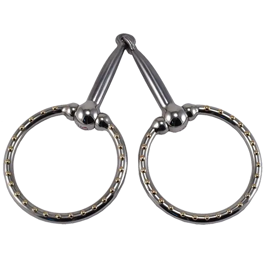 Tom Balding Ballhinge Ring Snaffle Bit #479 1