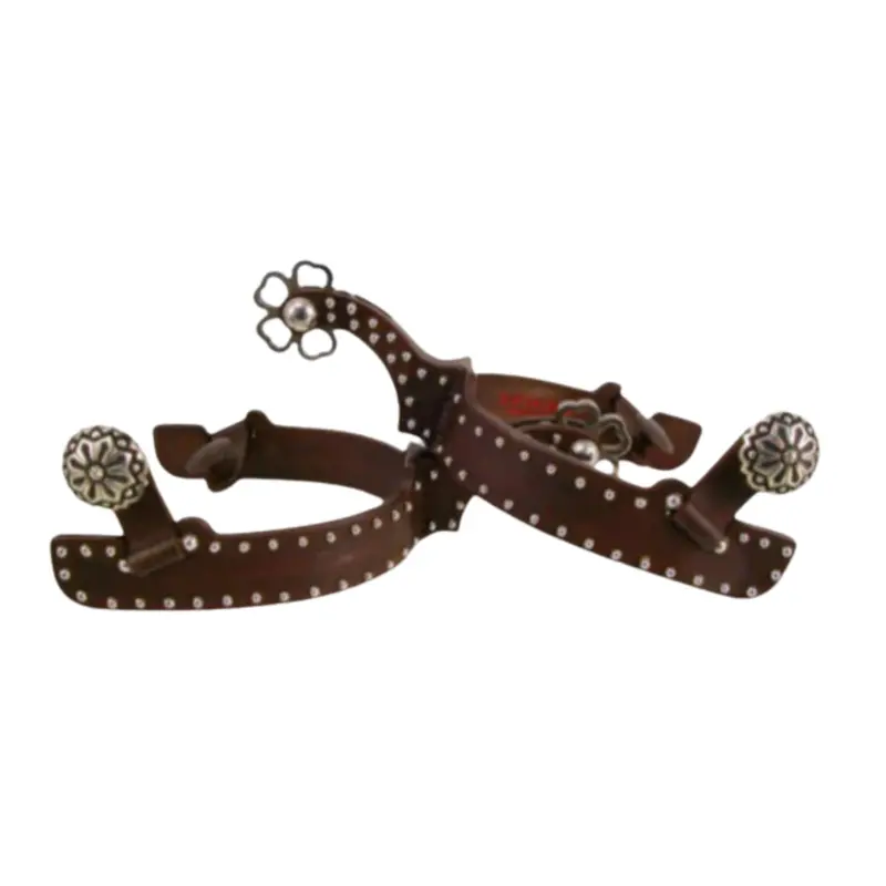 Tom Balding Ladies Spurs With Silver Dots 1