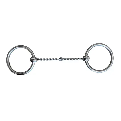 Tom Balding Loose Ring Small Twist Snaffle Bit 1