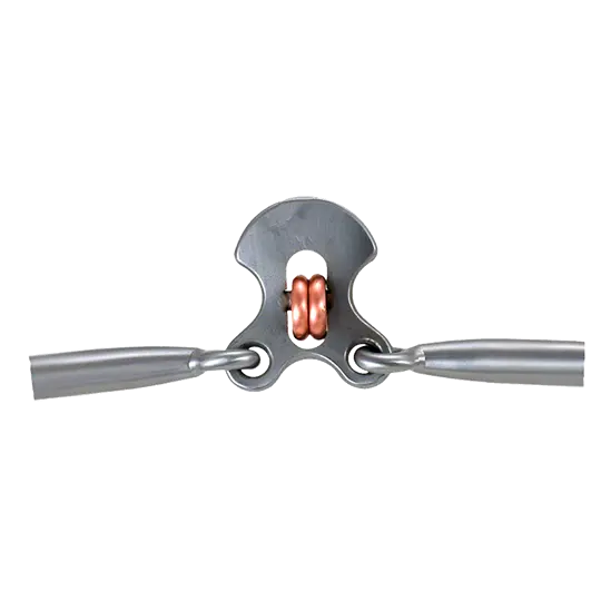 Tom Balding Loose Ring With Double Cross Mouthpiece Bit #398 2
