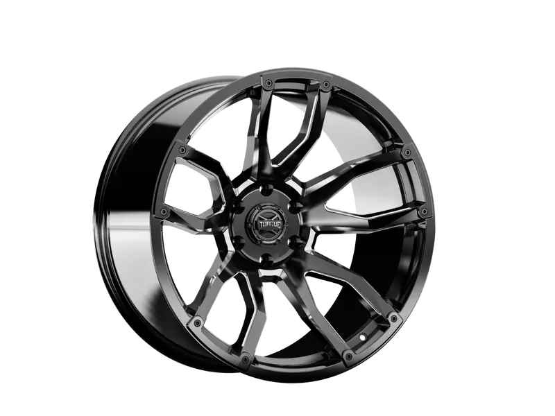 Torque Impact | Gloss Black W/Milled Accents | 20X9 | 6X135 | -12Mm 1