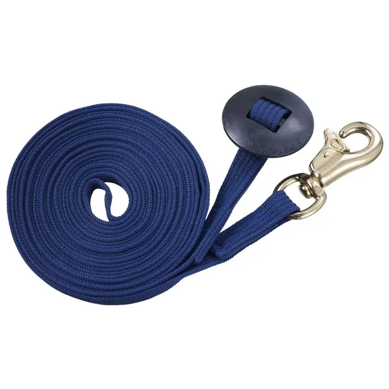 Tough 1 25' German Cord Cotton Lunge Line- Navy 1