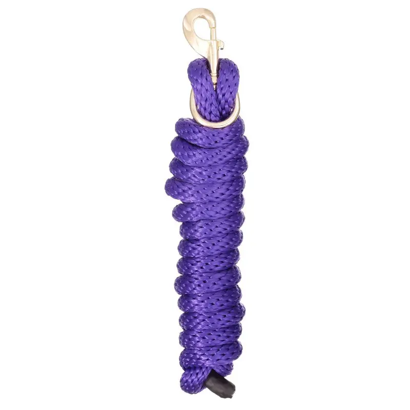 Tough 1 8' Poly Lead Rope With Replaceable Bolt Snap- Purple 1