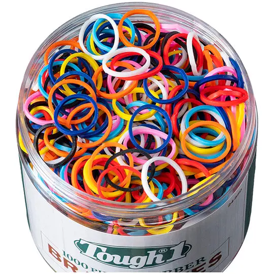 Tough 1 Braiding Bands- Confetti 2