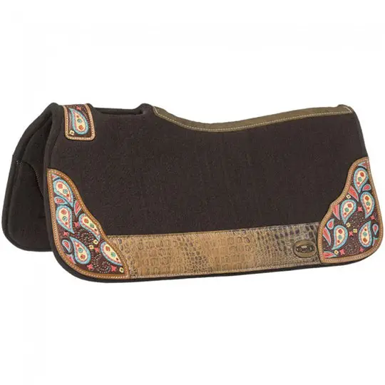 Tough 1 Hand Painted Paisley Saddle Pad- 1" 31"X32" 1
