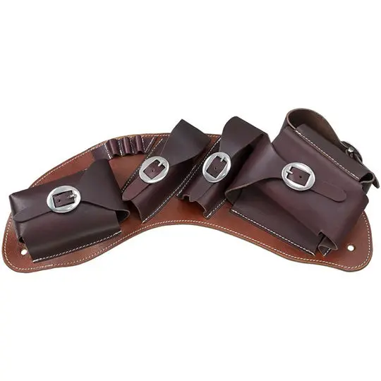 Tough 1 Leather Medicine Cantle Bag 1