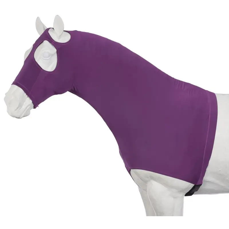 Tough-1 Mane Stay Hood With Partial Zipper- Purple 1