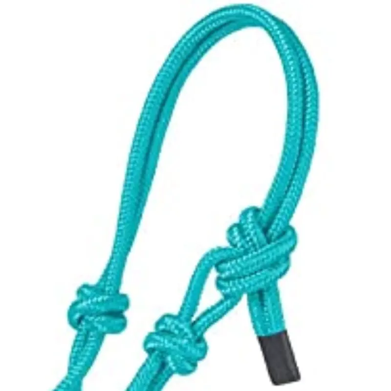 Tough 1 Mini Rope Halter With Lead Rope- Turquoise 2