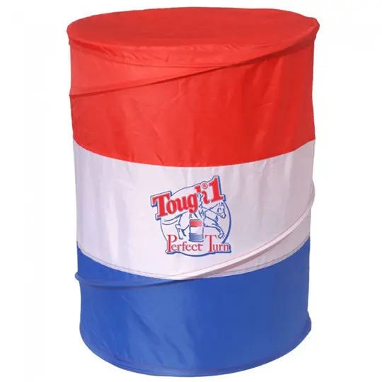 Tough-1 Perfect Turn Collapsible Barrel Set Of 3- Red/White/Blue 1