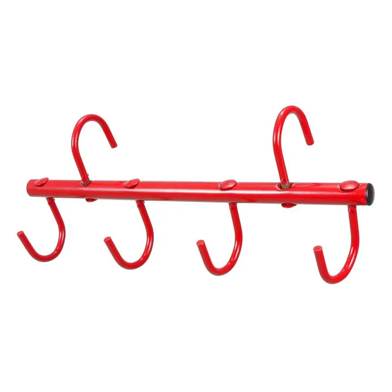 Tough 1 Portable 4-Hook Tack Rack- Red 1