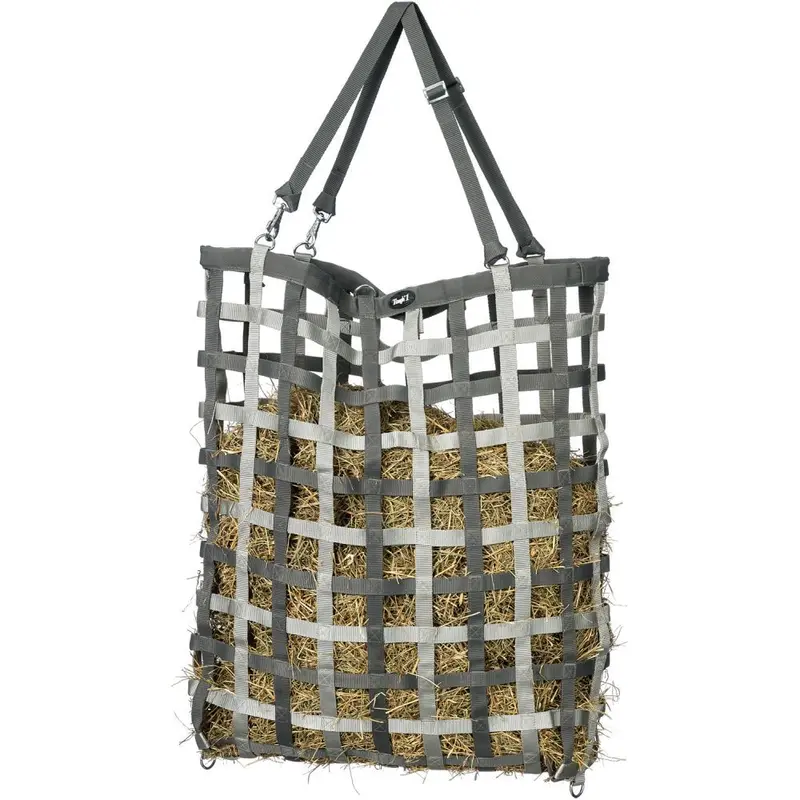 Tough 1 Premium Slow Feed Web Hay Bag- Grey 1