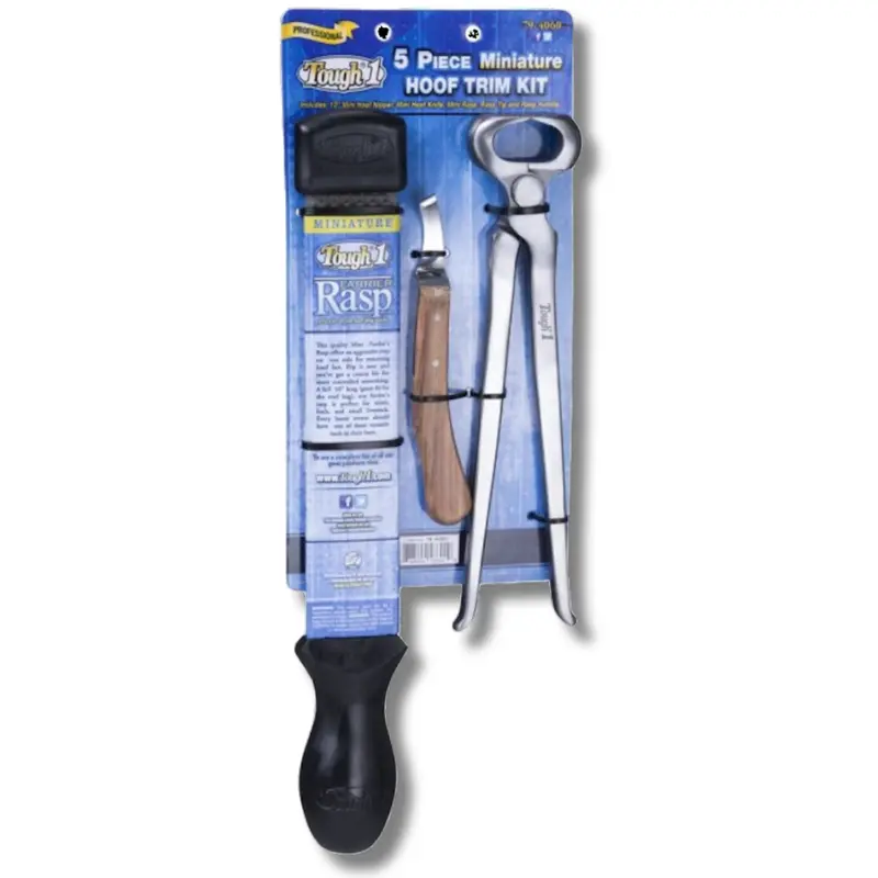 Tough 1 Professional 5 Piece Miniature Hoof Trim Kit 1