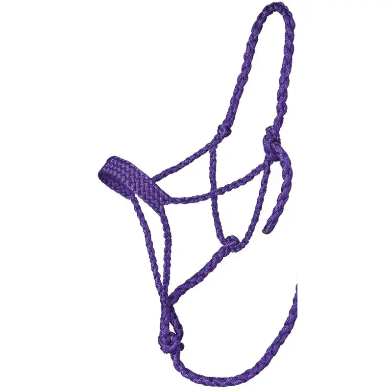 Tough 1 Purple Mule Tape Halter With 10' Lead Rope 2