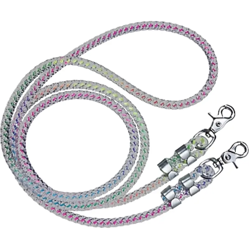 Tough 1 Rainbow Core Rubber Reins 1