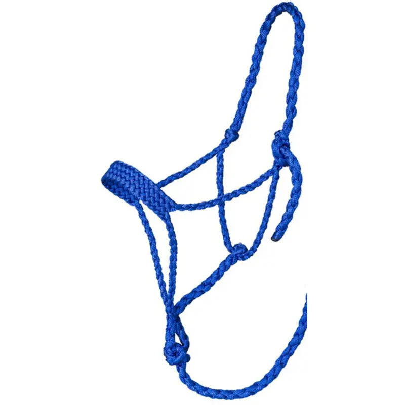 Tough 1 Royal Blue Mule Tape Halter With 10' Lead Rope 2