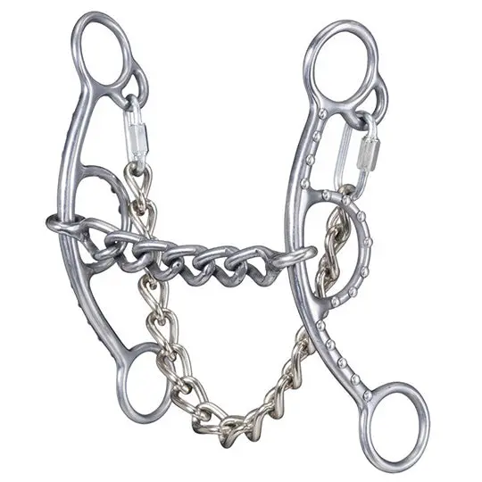 Tough 1 Sweet Iron Chain Mouth Short Shank Gag Bit 1