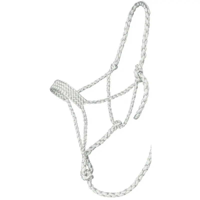 Tough 1 White Mule Tape Halter With 10' Lead Rope 2