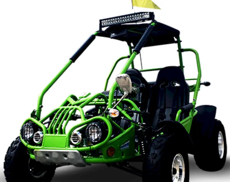 Trailmaster 200E Xrx (Efi) Fuel Injection Deluxe Buggy Go Kart, Alloy Wheels, Lights, Turn Signals 1