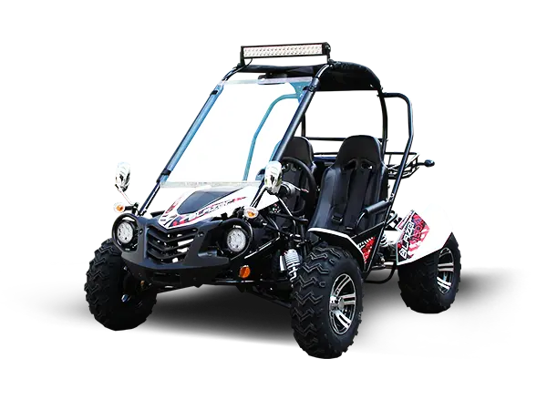 Trailmaster Blazer 200Ex Efi Buggy Go Kart, Led Light Bar, Windshield Included 4