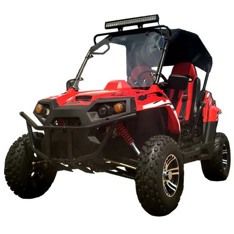 Trailmaster Challenger 200Ex Efi Utv Deluxe, Windshield, Push Bar, Alloy Wheels, Light Bar 1
