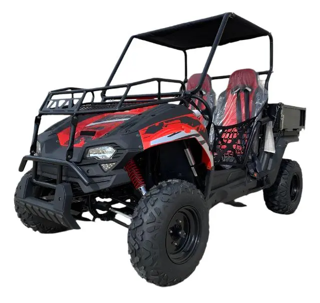 Trailmaster Challenger 200U Utv Side-By-Side, Front Cargo Rack, Rear Dump Bed 1