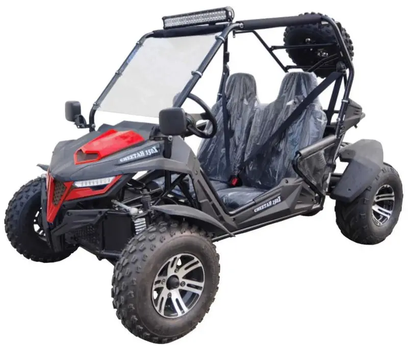 Trailmaster Cheetah 200Ex Efi Go Kart Cvt Automatic With Reverse, Alloy Wheels, Windshield 2