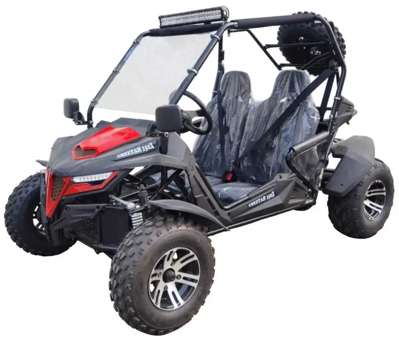 Trailmaster Cheetah 200X Go Kart (Special) Cvt Automatic With Reverse, Alloy Wheels, Windshield 1