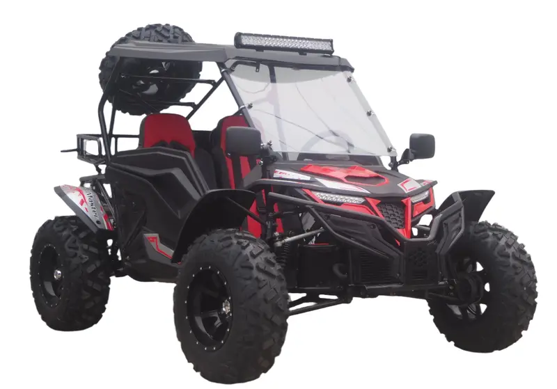 Trailmaster Cheetah 300Pro Efi Deluxe Utv Go Kart, Shaft Drive, Liquid Cooled Cvt Auto With Reverse, Side Doors, Hard Top, Windshield, Led Light Bar 1