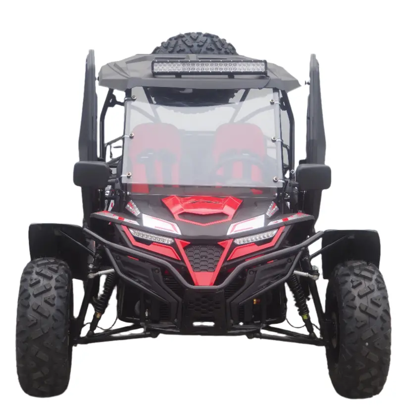 Trailmaster Cheetah 300Pro Efi Deluxe Utv Go Kart, Shaft Drive, Liquid Cooled Cvt Auto With Reverse, Side Doors, Hard Top, Windshield, Led Light Bar 2