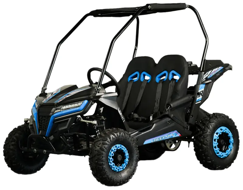 Trailmaster Cheetah-6 Go Kart, 5.5Hp Electric Start, Remote Start/Kill With Reverse, Kids Ages 4-9 3