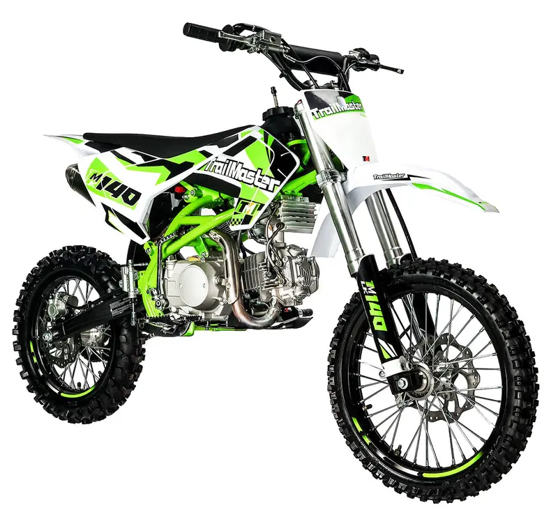 Trailmaster Lk140 Pro Series Dirt Bike, Electric Start, 4-Speed Manual, Dual Disc Brakes, (17/14) Wheels 1