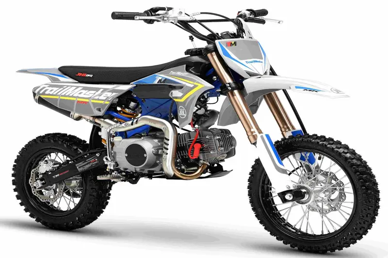 Trailmaster Mk125es Pro Series Dirt Bike, Bosch Efi, 4-Speed, Electric Start, Dual Disc Brakes, (14/12) Wheels 2