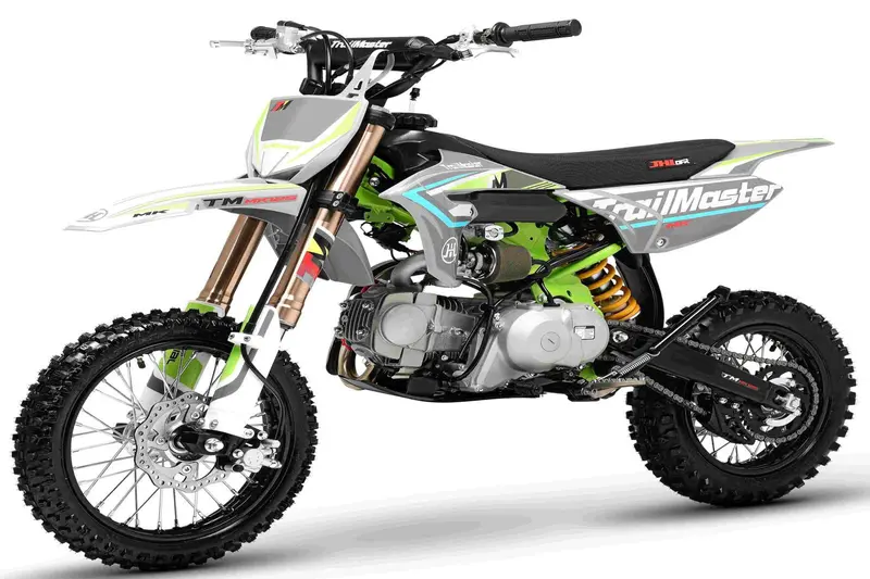 Trailmaster Mk125s Pro Series Dirt Bike, 4-Speed Semi-Automatic, Electric Start, Dual Disc Brakes, (14/12) Wheels 3