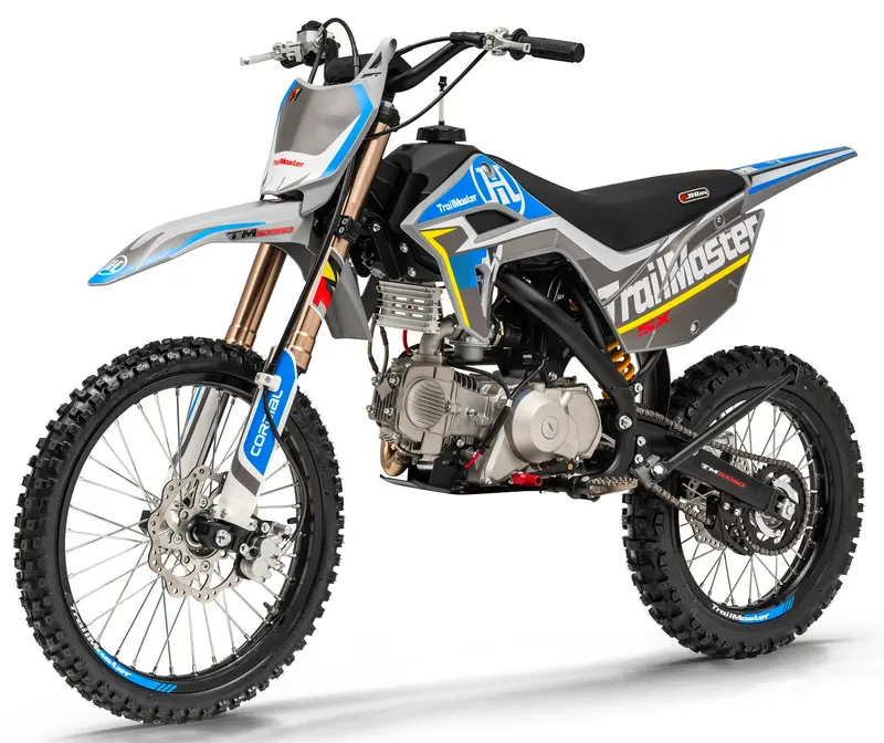Trailmaster Sx150 Pro Series Dirt Bike, Electric Start, 4-Speed Manual, Dual Disc Brakes, (19/16) Wheels 1