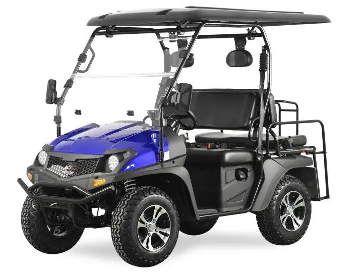 Trailmaster Taurus 200Gx Utv Gas Golf Cart, Full Length Roof, 4-Seat, Dot Approved 2