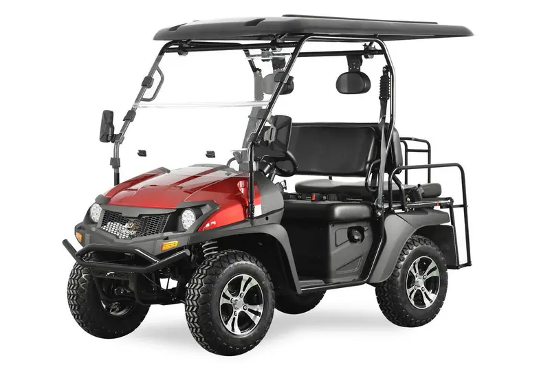 Trailmaster Taurus 200Gx Utv Gas Golf Cart, Full Length Roof, 4-Seat, Dot Approved 3