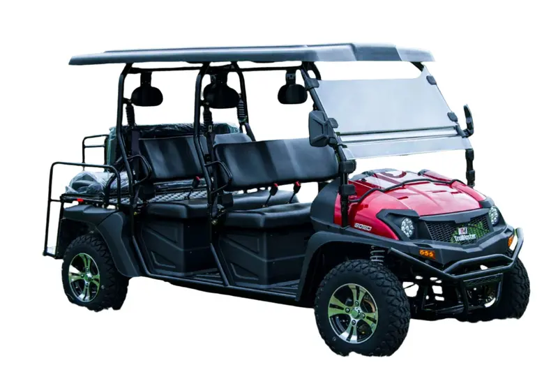 Trailmaster Taurus 80Ed-Gv 6-Seat Electric Golf Cart, 72 Volt, Extended Roof 1