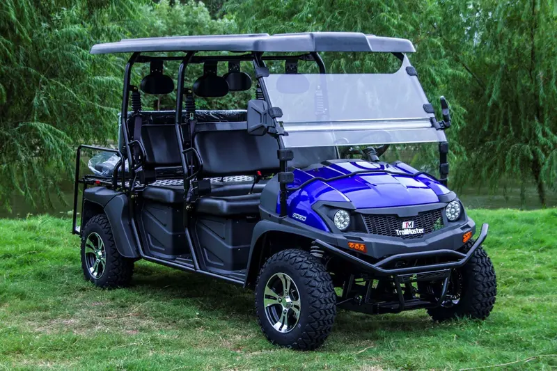 Trailmaster Taurus 80Ed-Gv 6-Seat Electric Golf Cart, 72 Volt, Extended Roof 2